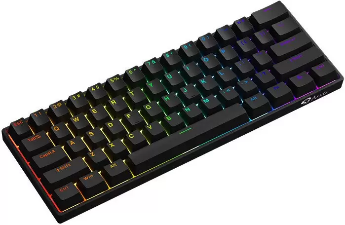 Клавиатура Akko 3061S HE Black Shine-Through (Akko Cream Yellow V3) фото