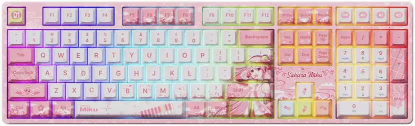 Akko 5108B Plus Sakura Miku (Akko V3 Piano Pro)
