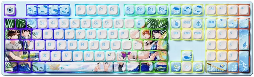Akko 5108B Plus Team Blue Rain (Akko V3 Piano Pro)