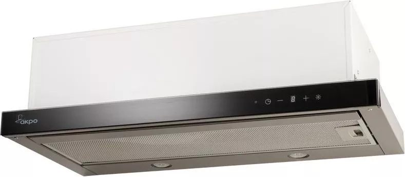 Akpo Light Glass Touch Twin II 60 WK-7 Черное стекло/нержавеющая сталь