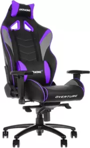 Игровое кресло AKRacing Overture (черный/фиолетовый) фото