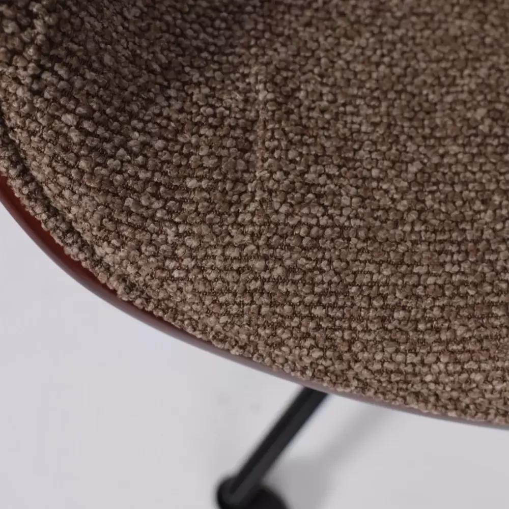 Офисное кресло AksHome Angara (букле, коричневый Lisa 421/черный) фото 3