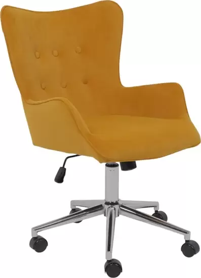 AksHome Bella Chrome Kiton 719 (велюр/оранжевый мимоза)