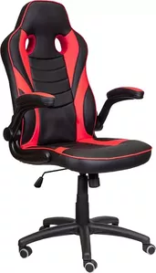 Кресло AksHome Джордан (черный/красный) фото