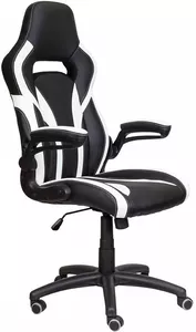 Кресло AksHome Drive (черный/белый) фото