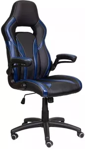 Кресло AksHome Drive (черный/синий) фото