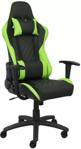 Кресло AksHome Epic (черный/зеленый) фото