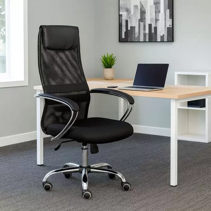 Офисное кресло AksHome First CH (черный) фото