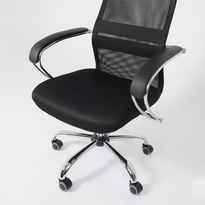 Офисное кресло AksHome First CH (ткань/сетка, черный) фото