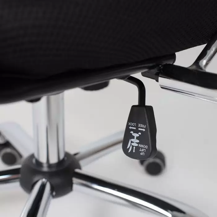 Офисное кресло AksHome First CH (ткань/сетка, черный) фото