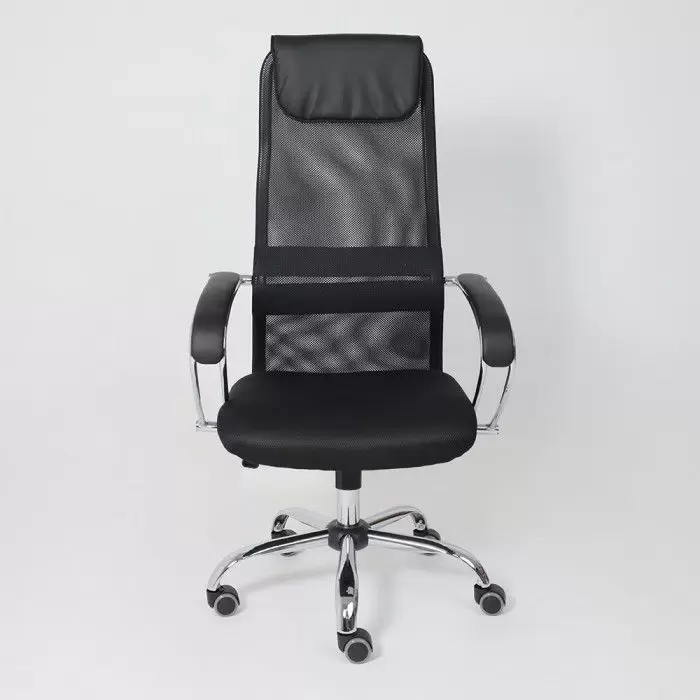 Офисное кресло AksHome First CH (ткань/сетка, черный) фото