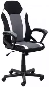 Кресло AksHome Flaviy (черный/серый/белый) фото