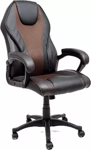 Кресло AksHome Forsage (коричневый/черный) фото