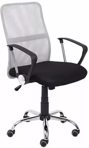 Кресло AksHome Gamma (серый/черный) фото