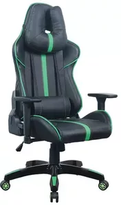 Кресло Brabix GT Carbon GM-120 (черный/зеленый) фото