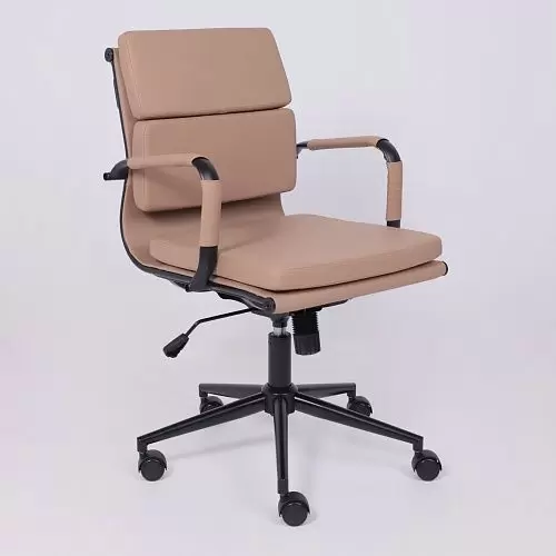 Офисное кресло AksHome Indigo LB (кофейный/черный) фото