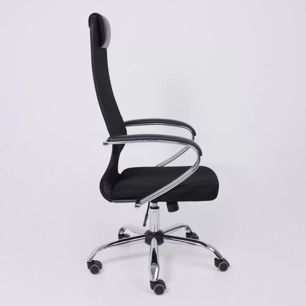 Офисное кресло AksHome Iris Chrome DMS (хром/черный) фото 6