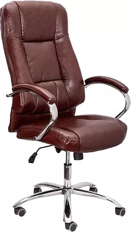 Кресло AksHome King A Eco (темно-коричневый) фото
