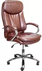 Офисное кресло AksHome Leonardo Eco (коричневый бриллиант) фото