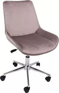 Офисный стул AksHome Lumier (бежевый/хром) фото