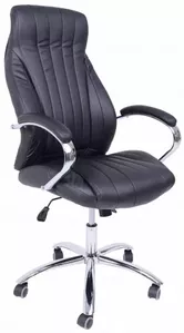 Офисное кресло AksHome Mastif (натуральная кожа, черный) фото
