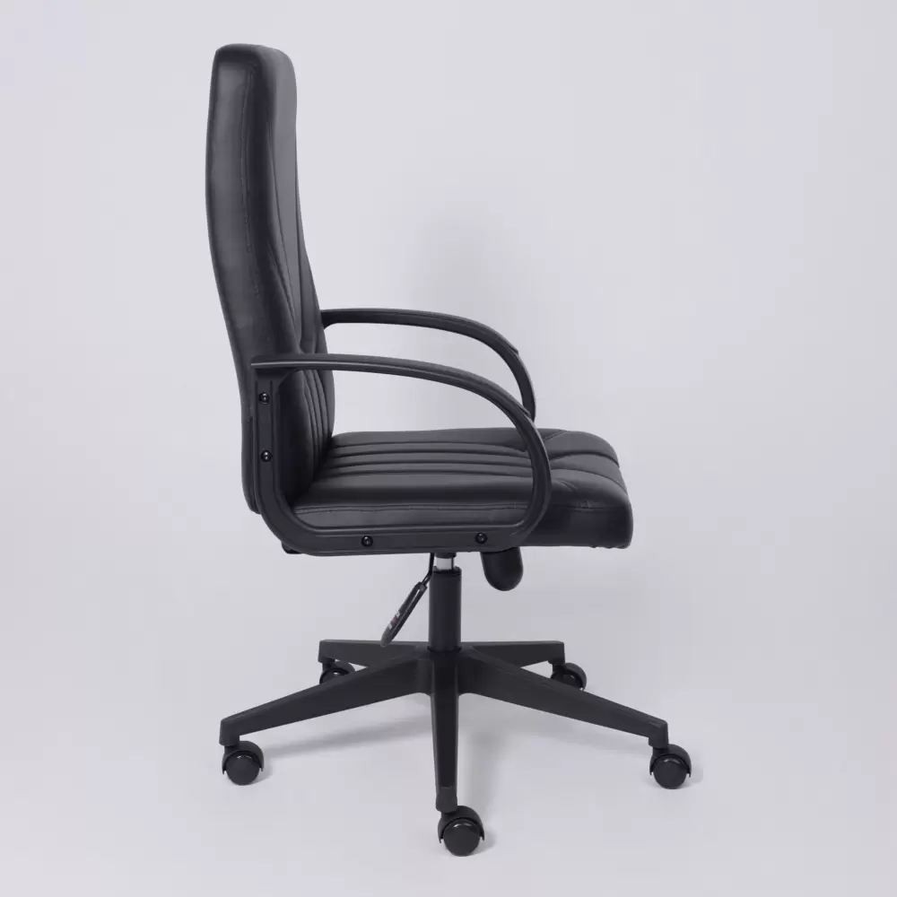 Офисное кресло AksHome Менеджер PL Pegasso (экокожа черный) фото
