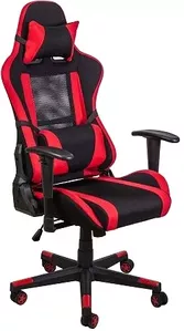 Кресло AksHome Optimus (черный/красный) фото