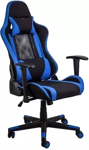 Кресло AksHome Optimus (черный/синий) фото