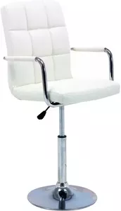 Кресло AksHome Rosio (экокожа, белый) фото