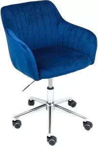 Офисный стул AksHome Sark (синий/хром) фото