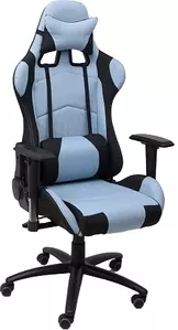 Кресло AksHome Savage (черный/голубой) фото