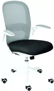 Кресло AksHome Scally (белый/светло-серый/черный) фото