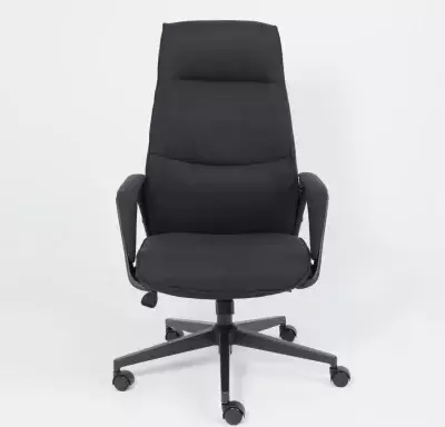 Офисное кресло AksHome Sierra (черная ткань/черный металл) фото