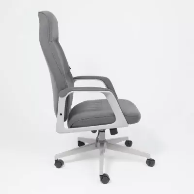 Офисное кресло AksHome Sierra (серая ткань/серый металл) фото