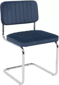 AksHome Славия Люкс Kiton 707 (синий велюр/хром)