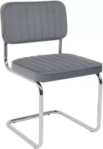 AksHome Славия Люкс Kiton 711 (серый велюр/хром)
