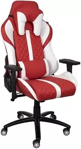 Кресло AksHome Sprinter Eco (белый/красный) фото