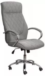 Офисное кресло AksHome Star (ткань, светло-серый) фото