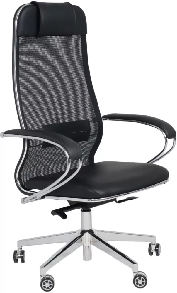AksHome SynchroSit NL-SL1 (сетка/экокожа, черный)
