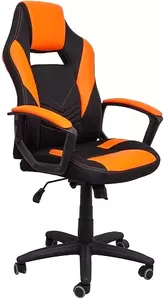 Кресло AksHome Tiger (черный/оранжевый) фото