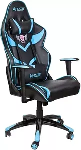 Кресло AksHome Viper (черный/синий) фото
