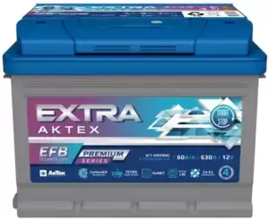 Аккумулятор АкТех Extra EFB R+ (60Ah) фото