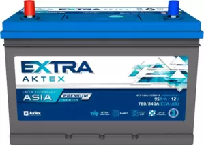 Аккумулятор АкТех Extra Premium Asia 6СТ-95 L+ (95Ah)