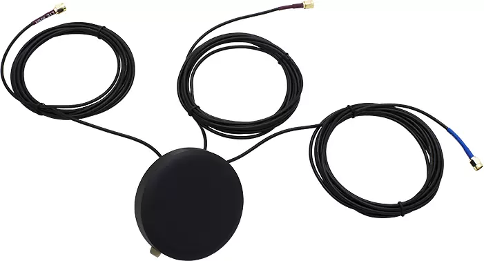 Антенна BALTIC SIGNAL 4G/WiFi/GPS-ГЛОНАСС (врезная 2дБ, кабели 3м., 3xSMA) фото