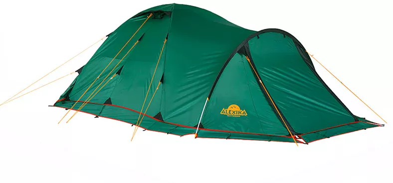 Треккинговая палатка AlexikA Tower 4 Plus (зеленый) фото