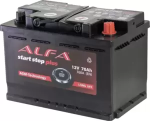 Аккумулятор ALFA AGM R+ (70Ah) фото