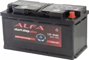 Аккумулятор ALFA AGM R+ (95Ah) фото