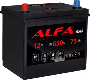 Аккумулятор ALFA Asia JL 650A (75Ah) фото
