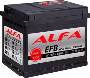 Аккумулятор ALFA EFB 66 R (66Ah) фото