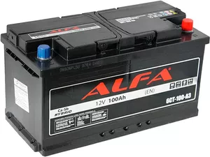 Аккумулятор ALFA Hybrid 100 L (100Ah) фото